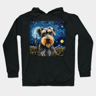 Standard Schnauzer Painting Hoodie